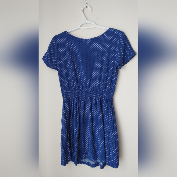 H&M Divided Blue Polkadot Mini Dress - Picture 4 of 6